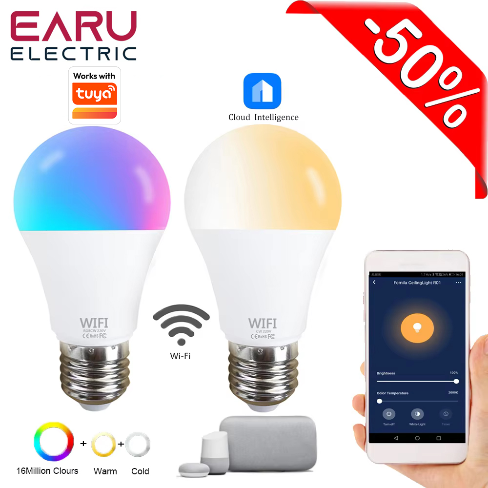 Smart Bulb - 15 Вт Высокая мощность Tuya WiFi