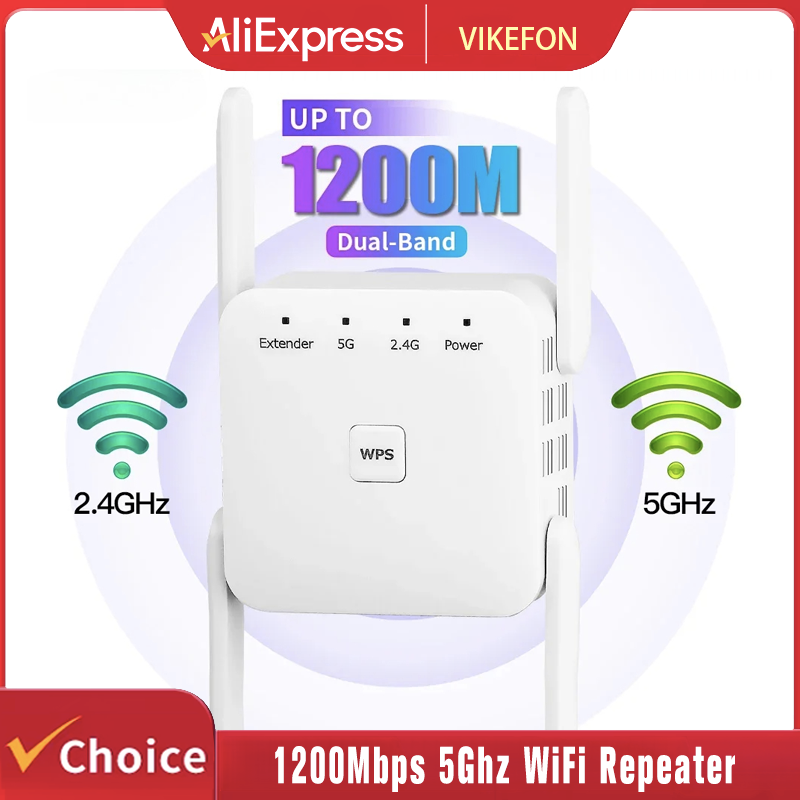 Smart Home Router - Усилитель Wi-Fi сигнала 1200 Мбит/с 5