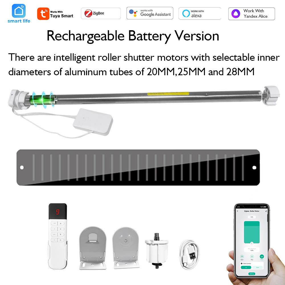Smart Home Blinds - Двигатель затвора и рольставни с батареей