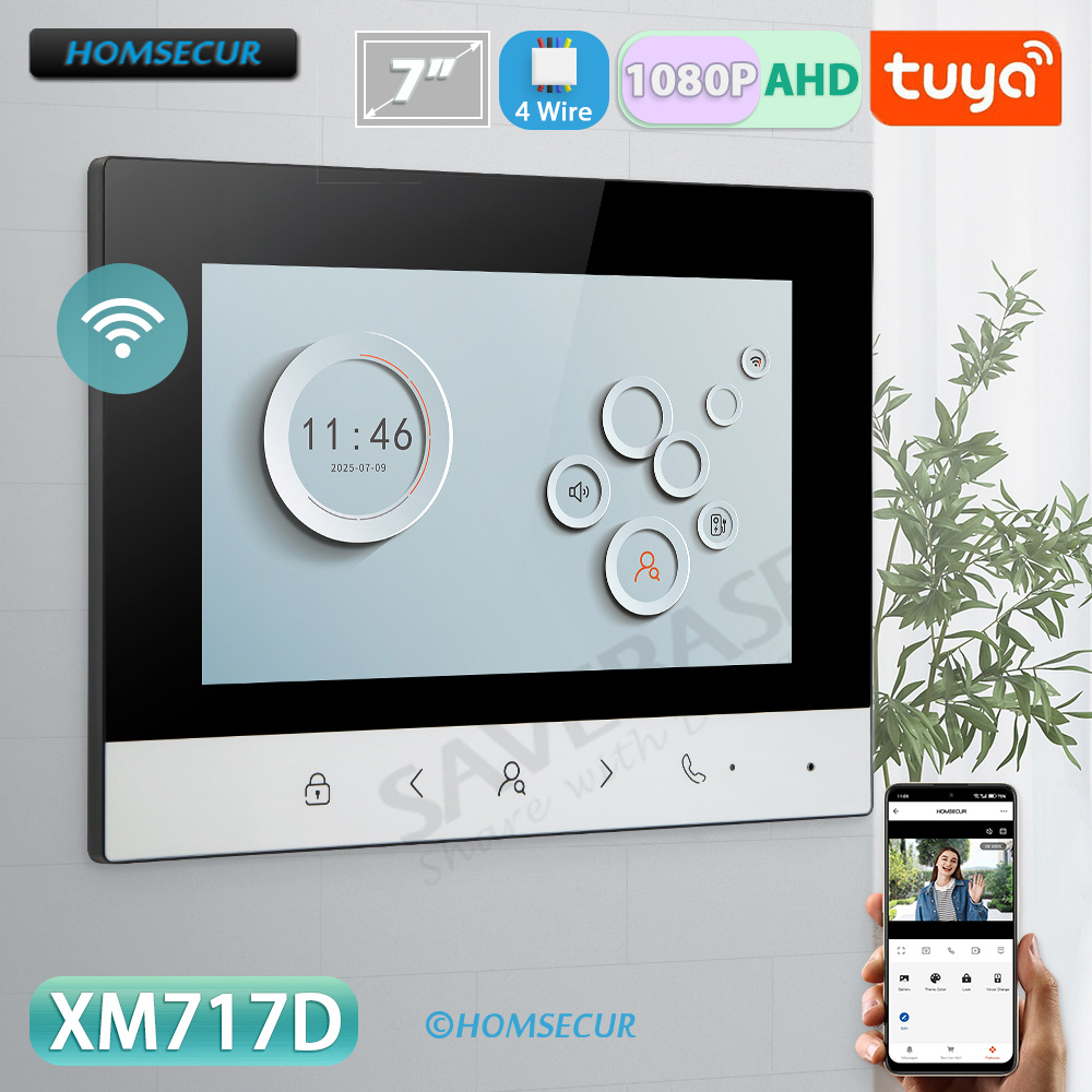 Smart Home Project - Умный Wi-Fi видеодомофон Tuya с ЖК-экраном