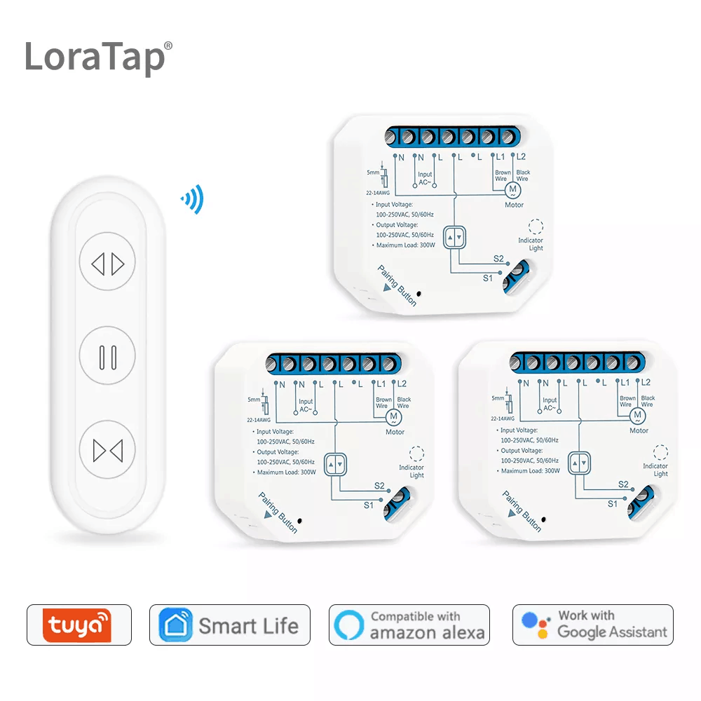 Smart Home Blinds - Модуль переключателя штор Tuya Smart Life,