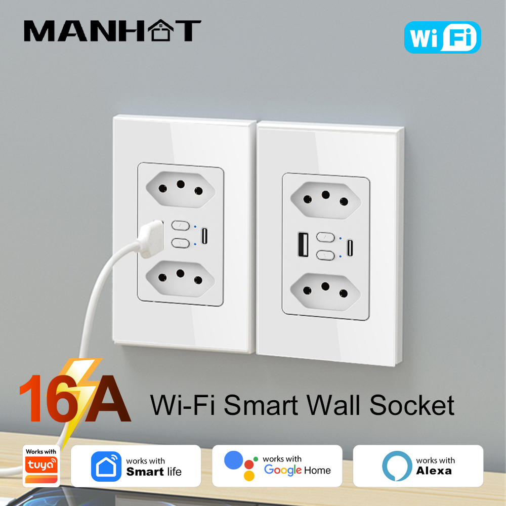 Smart Home Project - Умная Wi-Fi розетка MANHOT для Бразилии
