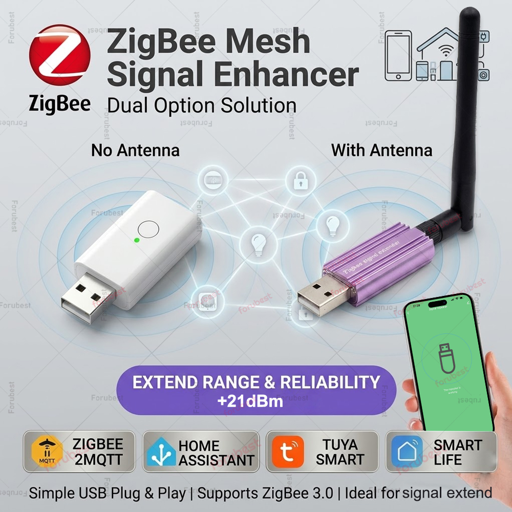 Smart Home Mqtt - Усилитель сигнала ZigBee USB, расширитель диапазона