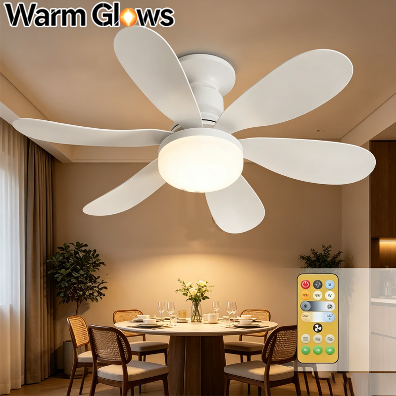 Smart Bathroom Fan - Светодиодный потолочный вентилятор с пультом дистанционного