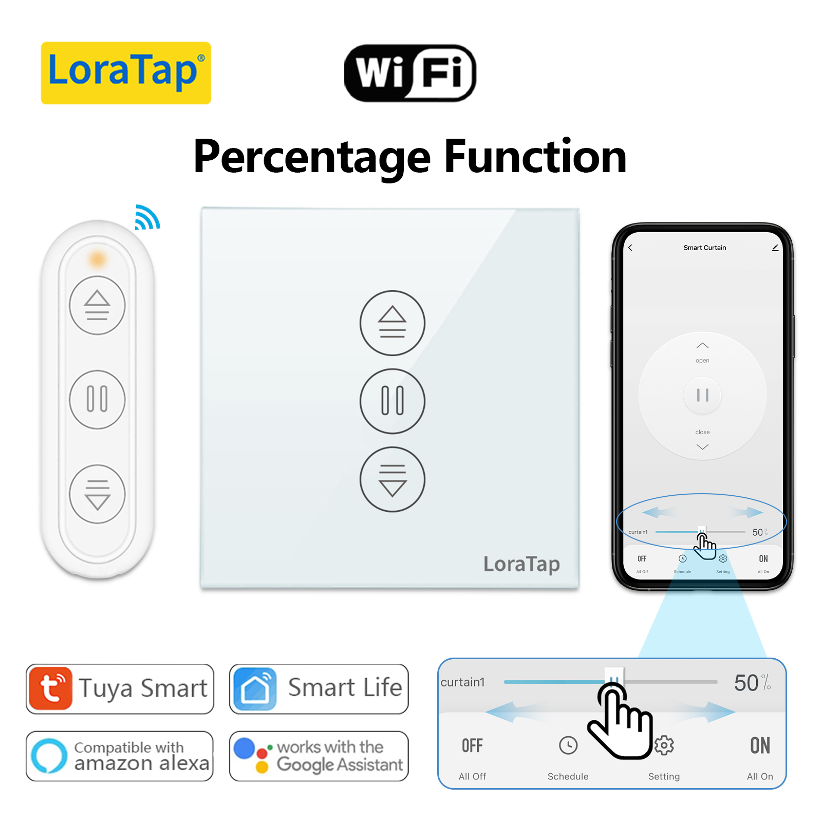 Smart Home Blinds - Tuya Smart Life EU Wi-Fi переключатель