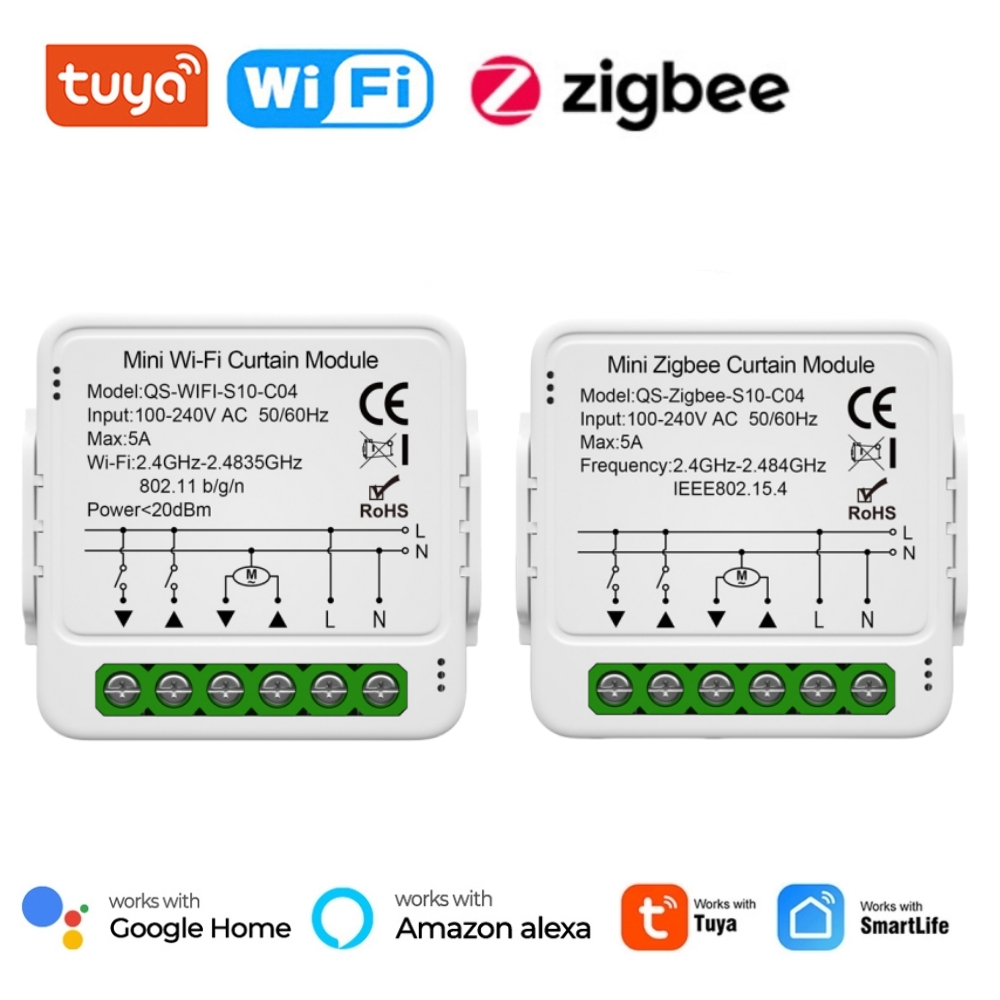 Smart Home Blinds - Модуль умного переключателя штор Tuya WiFi