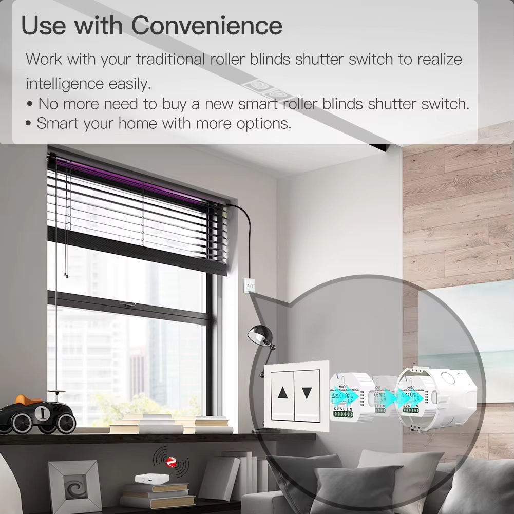 Модуль управления шторами MOES – обзор и цена Smart Home Blinds