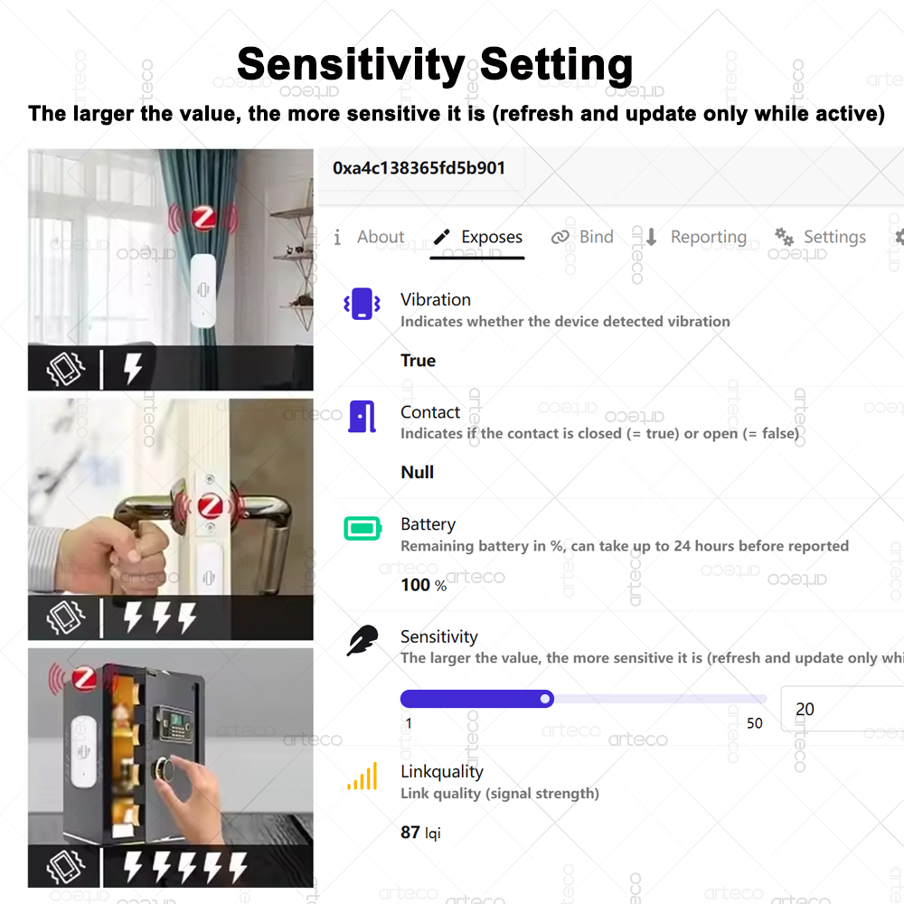 Умный датчик вибрации ZigBee 3 – обзор и цена Smart Home Project