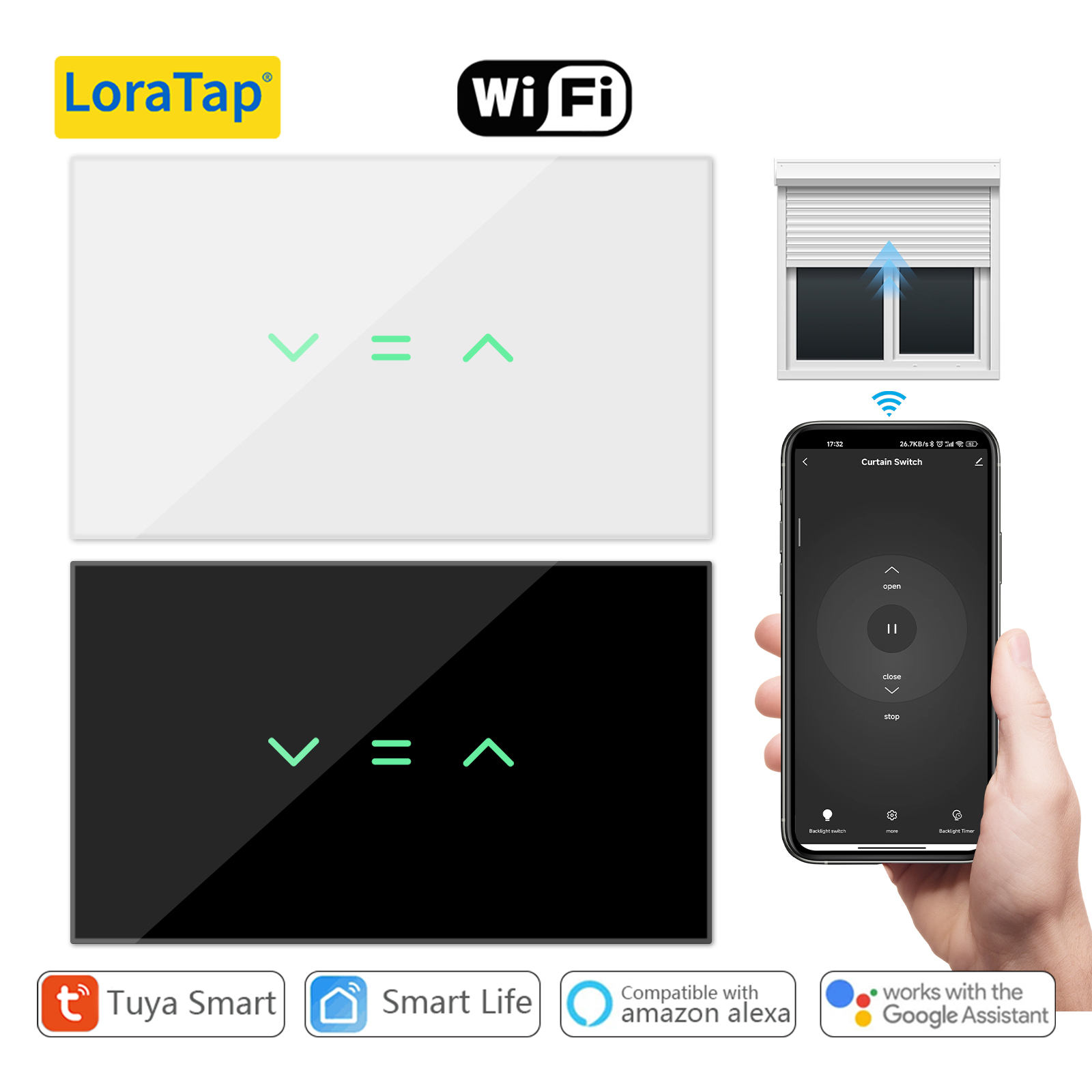LoraTap американские шторы, пе – обзор и цена Smart Home Blinds