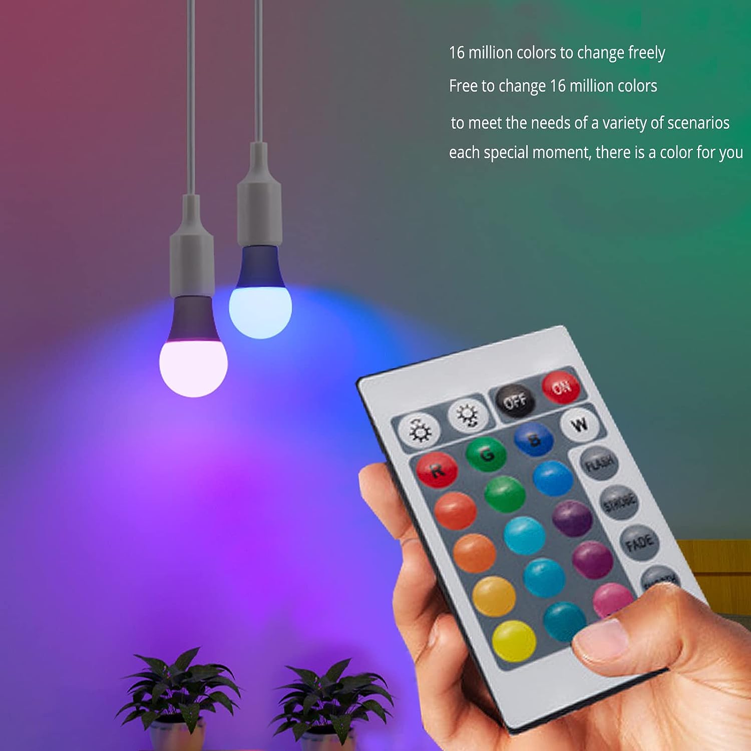 Светодиодная RGB-лампа E27 220 – обзор и цена Smart Bulb