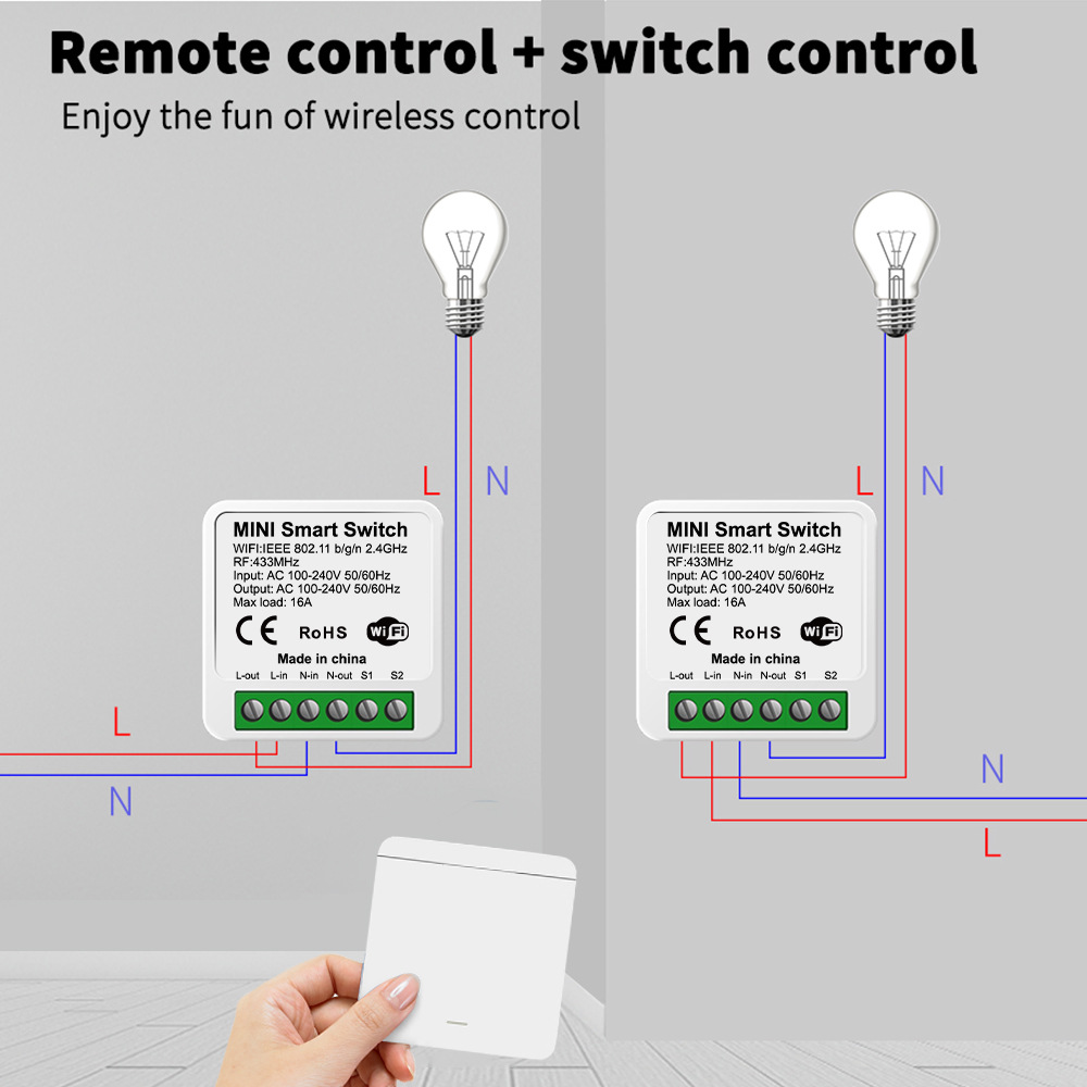 Умный выключатель света Tuya W – обзор и цена Smart Home Wifi