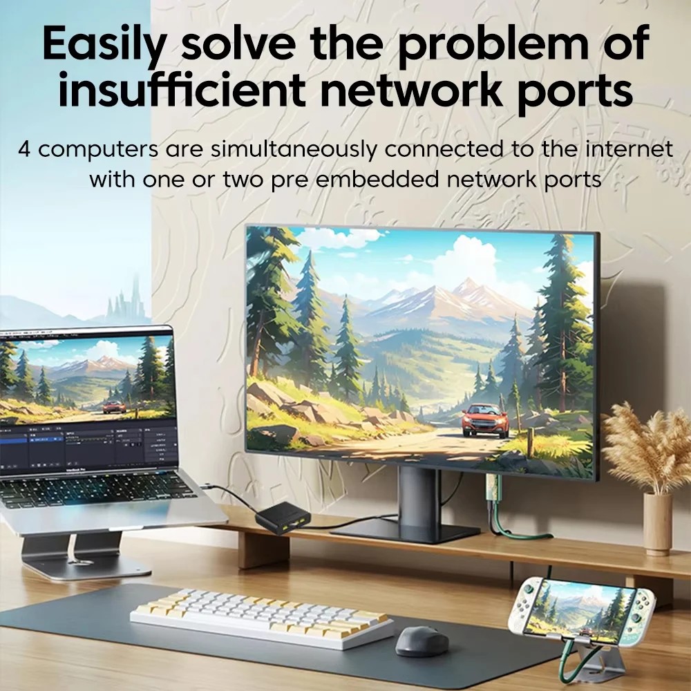 KEBIDU 5-портовый гигабитный с – обзор и цена Smart Home Router
