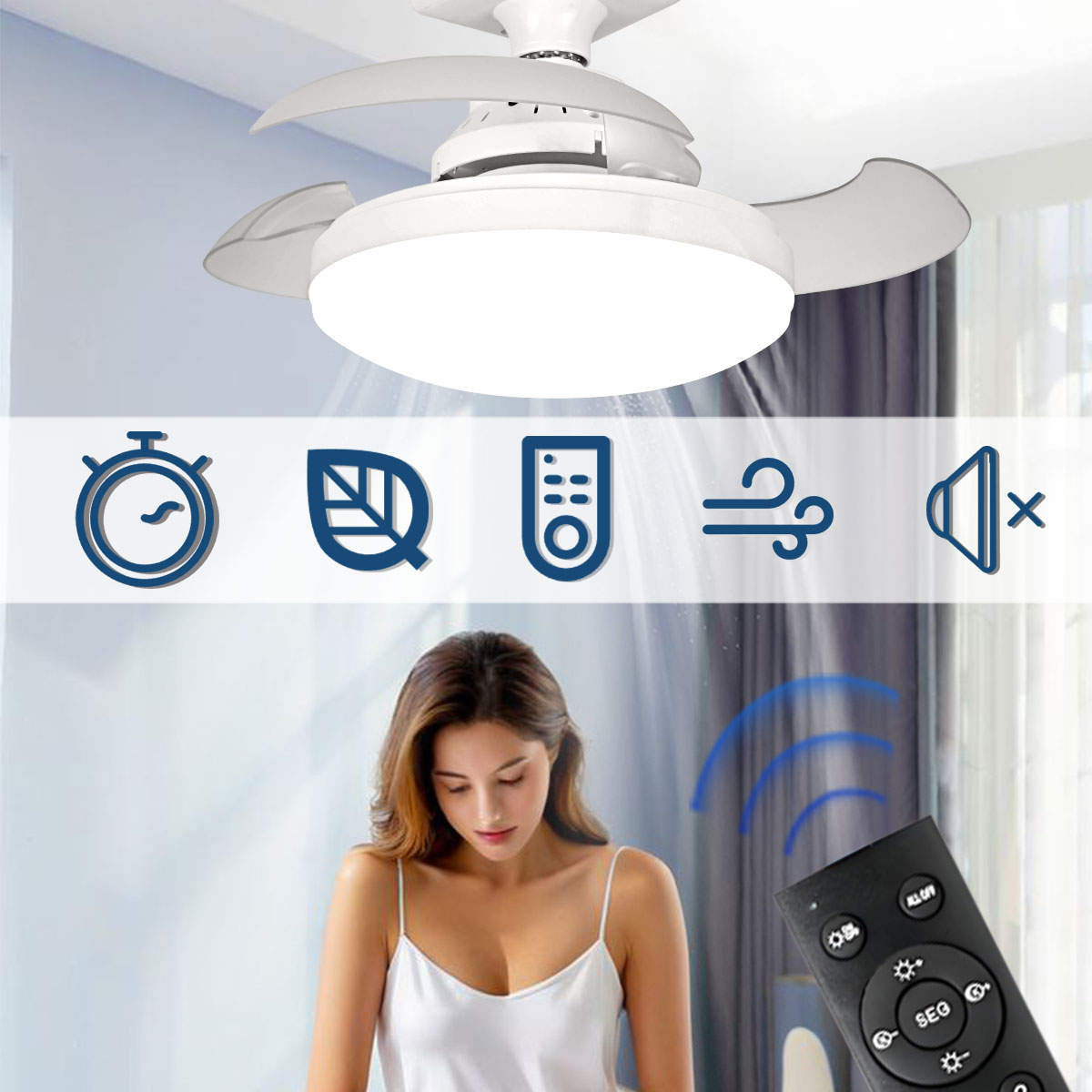 Трехцветный светодиодный потол – обзор и цена Smart Bathroom Fan