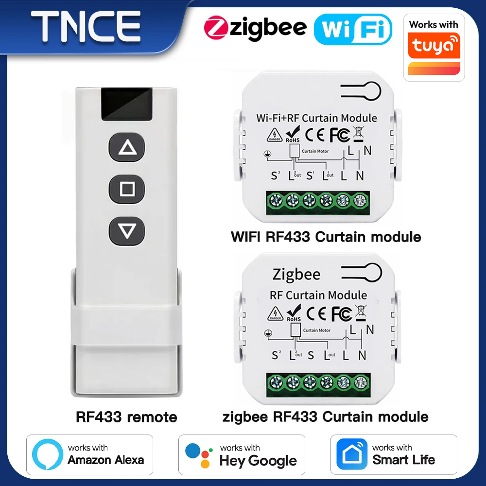 Модуль управления шторами TNCE – обзор и цена Smart Home Blinds