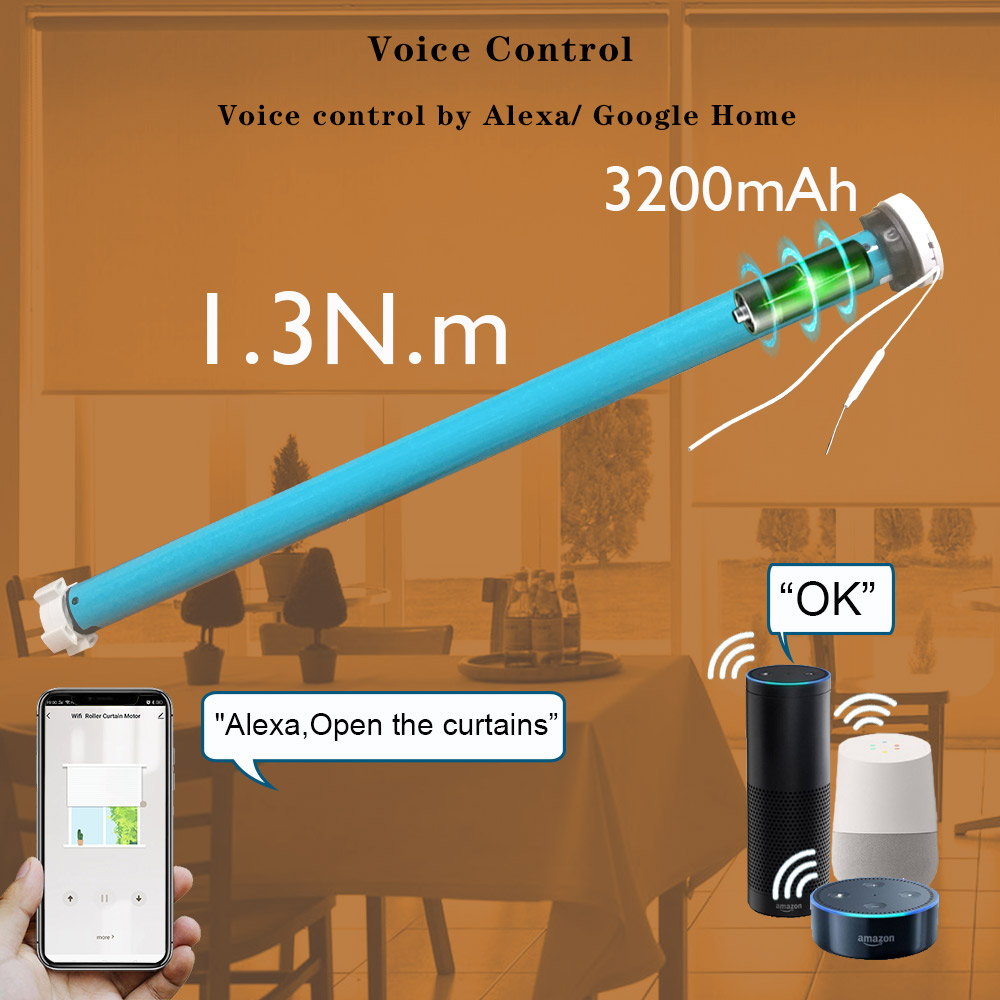 Boyarca 1,3 Нм Батарея Tuya Zi – обзор и цена Smart Home Blinds