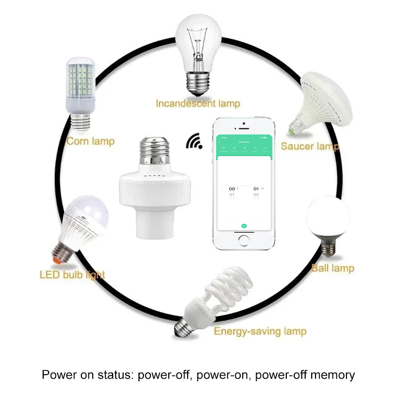 Умная розетка Tuya E27 с управ – обзор и цена Smart Bulb