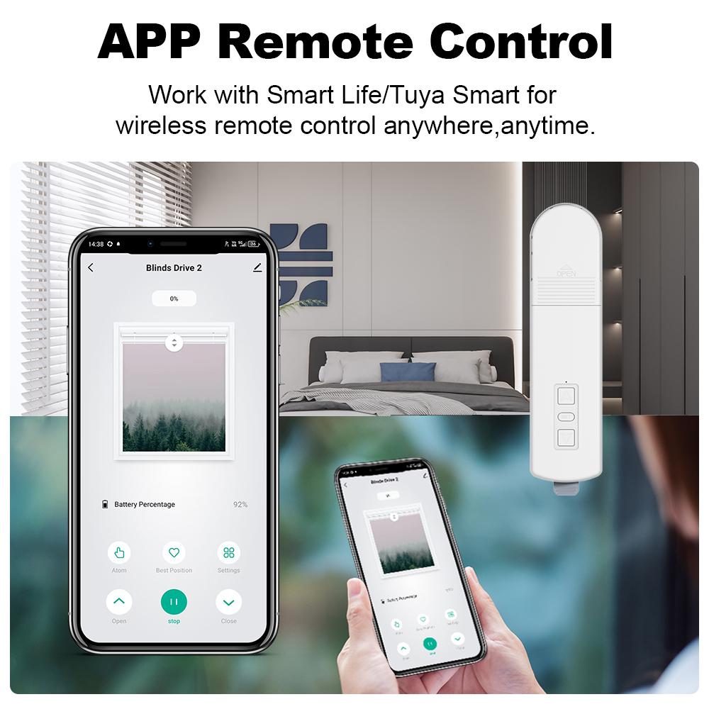 Умный мотор для рулонных штор  – обзор и цена Smart Home Blinds