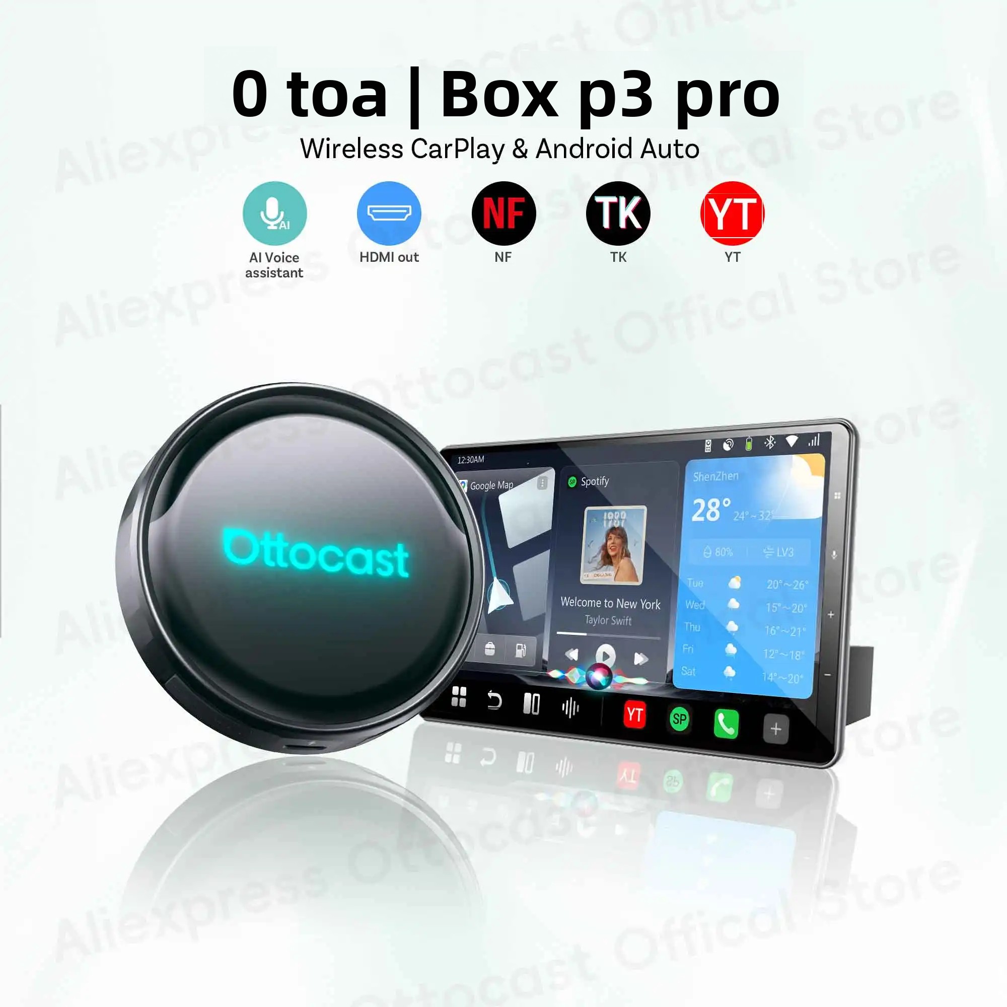OTTOCAST P3 PRO AI Box Android – обзор и цена Smart Home Tv