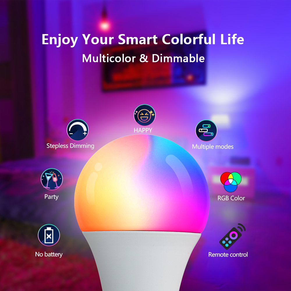 Светодиодная RGB-лампа на 16 ц – обзор и цена Smart Bulb